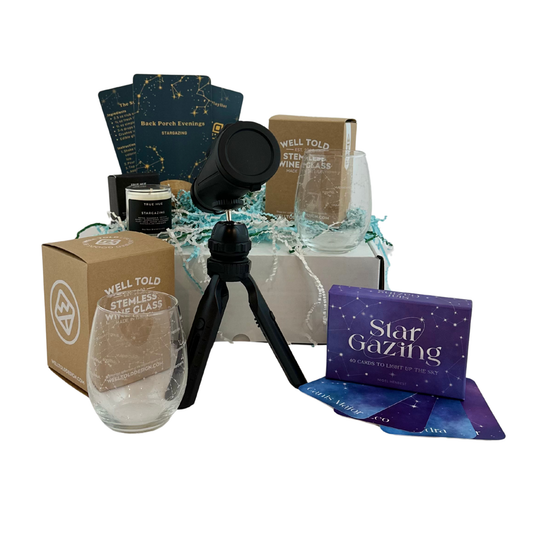Contents of the Back Porch Evenings Stargazing Date Night box